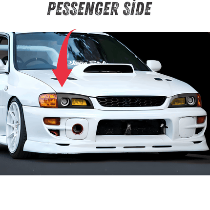 Subaru GC8 STI reinforced rear subframe bushings, high-performance polyurethane construction, reduced chassis flex, aggressive track handling improvement.

