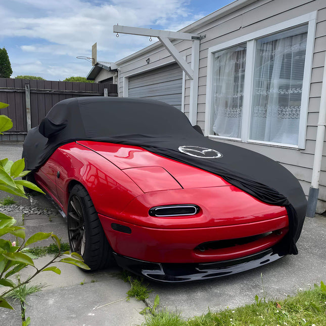 Miata MX-5 NA Roadster crystal-clear LED bumper turn signals, JDM-inspired indicator lights, ultra-bright amber sequential flashers, track-ready front-end lighting modification, plug-and-play installation.

