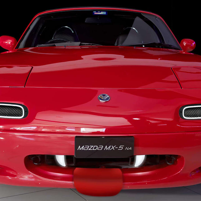 Miata MX-5 NA Roadster sequential turn signal lights, high-powered LED indicators, clear or smoked bumper-mounted assembly, stylish JDM lighting upgrade, race-inspired road safety enhancement.

