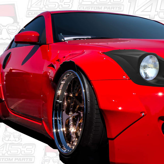 Nissan 350Z upgraded serpentine pulley kit, reduced engine load, optimized accessory drive efficiency, high-RPM reliability, track-ready engine refinement.

