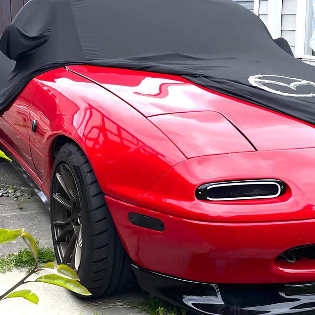 Mazda Miata MX-5 NA Roadster cold air intake kit, high-flow air filter, short ram intake, velocity stack, improved throttle response, optimized airflow, dyno-proven power gains, race-tuned induction system.

