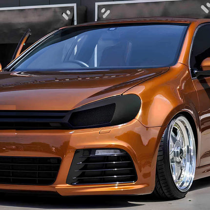 VW Golf Mk6 GTI performance brakes, drilled and slotted rotors, ceramic brake pads, stainless steel brake lines, brake fluid upgrade, big brake conversion, performance calipers, master cylinder upgrade, brake cooling ducts.

