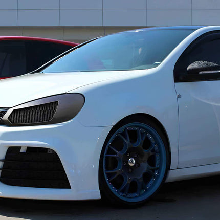 Mk6 TDI performance tuning box, remap, diesel tuning chip, upgraded intercooler, performance air filter, stainless steel exhaust, lowering springs, performance shocks, anti-roll bars, polyurethane bushings.

