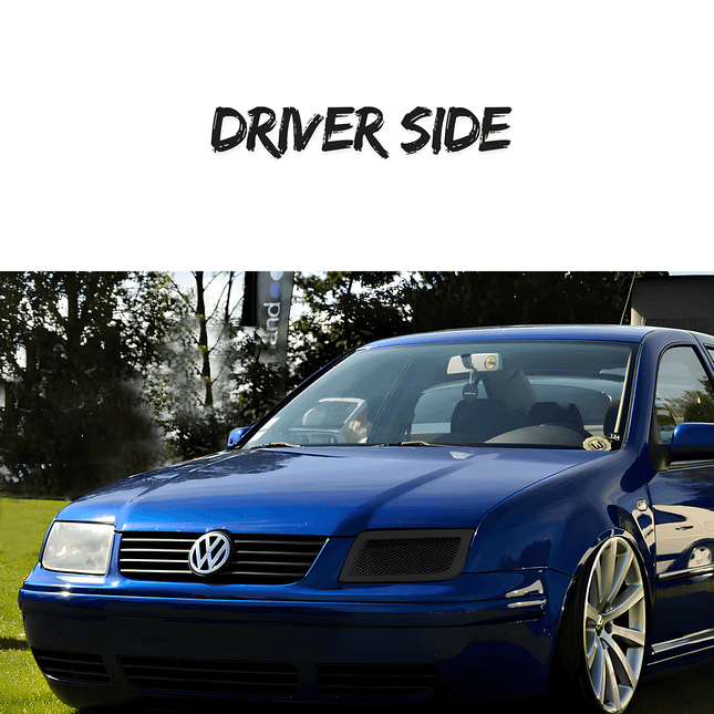 Jetta MK4 camber and toe kit, fully adjustable suspension geometry, optimized track handling, aggressive road grip, precision wheel alignment upgrade.

