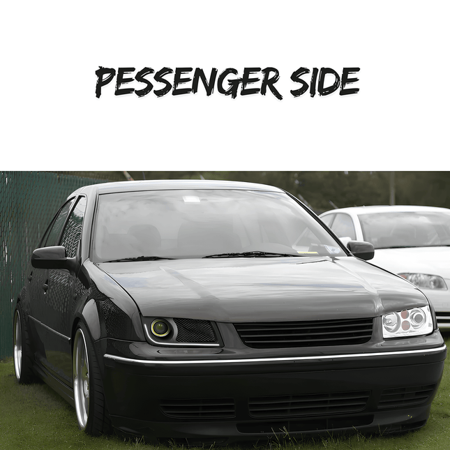 Jetta MK4 GT-style adjustable rear wing, high-speed downforce optimization, race-ready aerodynamics, improved track stability.

