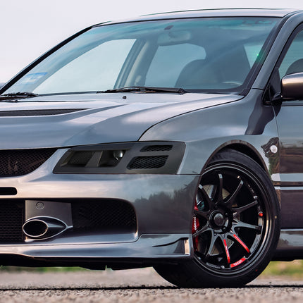 FÜR Mitsubishi Evolution 7 8 9 Scheinwerfer Gefasst 01-07