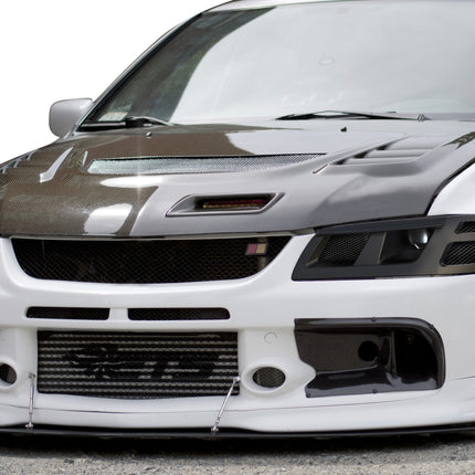FÜR Mitsubishi Evolution 7 8 9 Scheinwerfer Gefasst 01-07