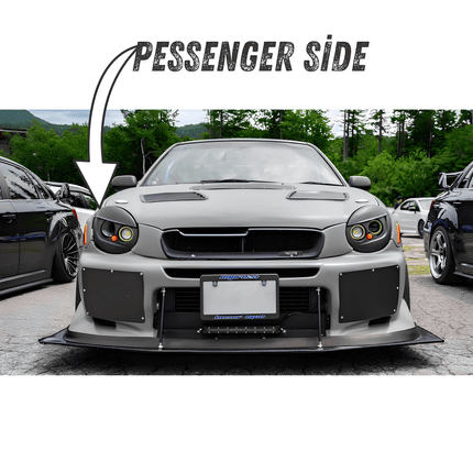 Exhaust system upgrade for WRX STI GD enhances engine efficiency and aggressive sound. | 4. Adjustable coilover suspension for WRX STI improves handling and cornering stability.
