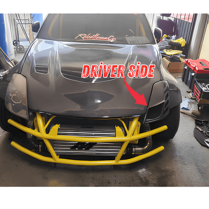 Nissan 350Z upgraded serpentine belt kit, reinforced high-tension durability, improved engine accessory performance, high-RPM reliability, race-spec accessory drive system.

