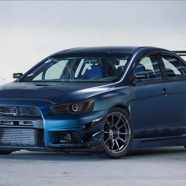 FÜR Mitsubishi Evolution 7 8 9 Scheinwerfer Gefasst 01-07