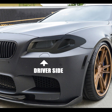 Pour BMW F10 M5 Conduit d'air de phare des deux côtés LHD