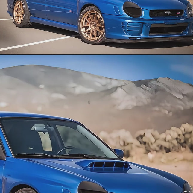 WRX STI race-spec coilover dampers, full adjustability, precision track handling optimization, aggressive cornering enhancement.

