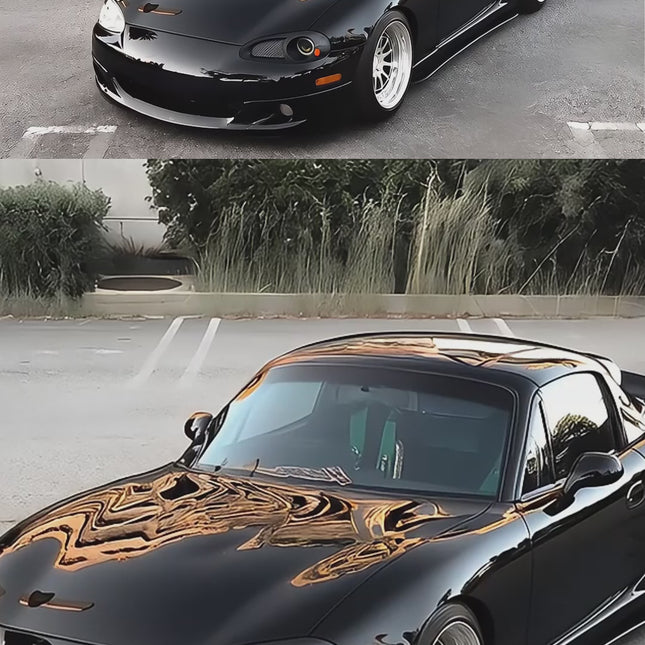 Miata MX-5 NB2 aluminum radiator, high-capacity cooling, dual-core design, performance coolant system, track-ready durability, oversized radiator, JDM cooling efficiency, enhanced engine temp control.

