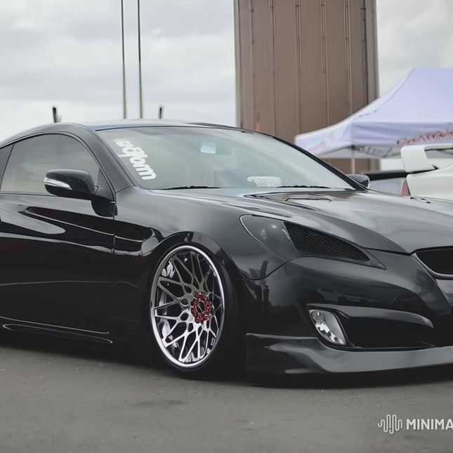 Hyundai Genesis Coupe intake system, cold air intake, short ram intake, velocity stack, high-flow air filter, ported intake manifold, throttle body upgrade, increased throttle response, optimized airflow, dyno-proven power gains.

