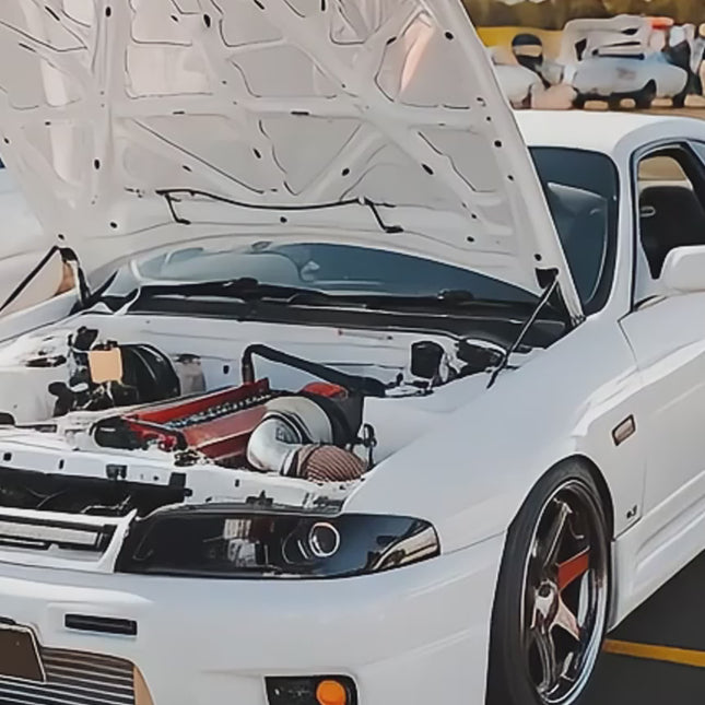 Nissan Skyline R33 GTS25 upgraded performance differential, reinforced LSD, optimized torque distribution, high-speed stability, aggressive power transfer system.

