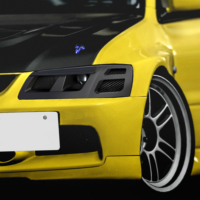 FOR Mitsubishi Evolution 7 8 9 Headlight Ducted 01-07